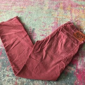 True Religion Mauve Corduroys